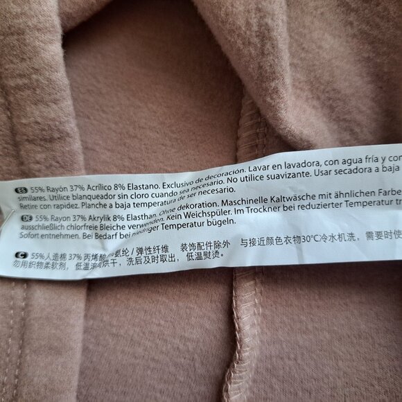 Balance Collection Women Top Pullover Hoodie Sweatshirt Beige Size Small  NWT - Picture 9 of 9